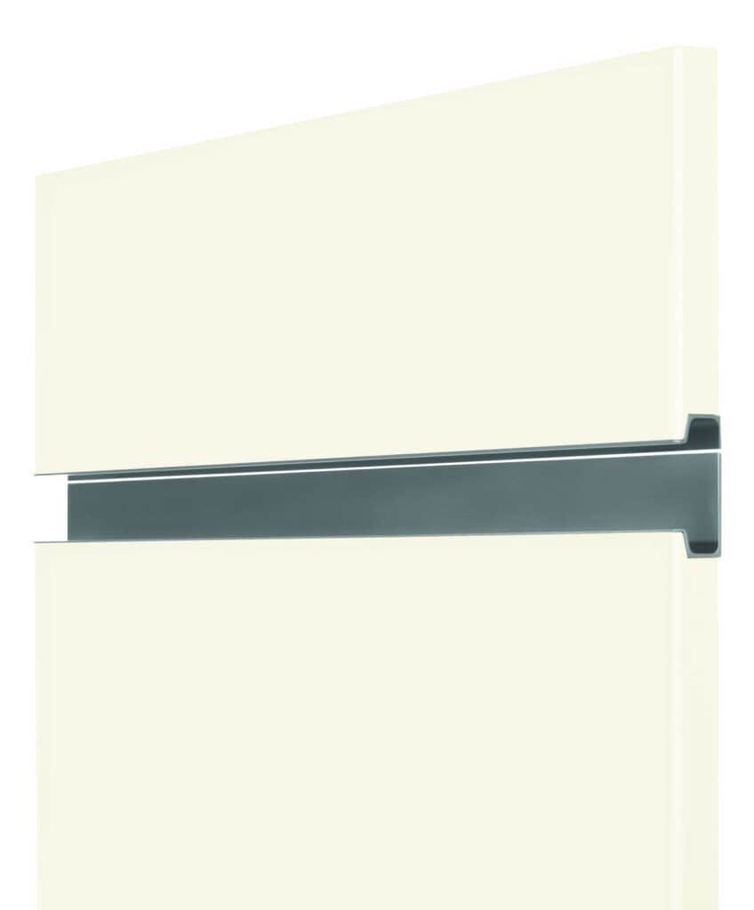 Teal wardrobe with modern handle, custom furniture for stylish storage solutions.