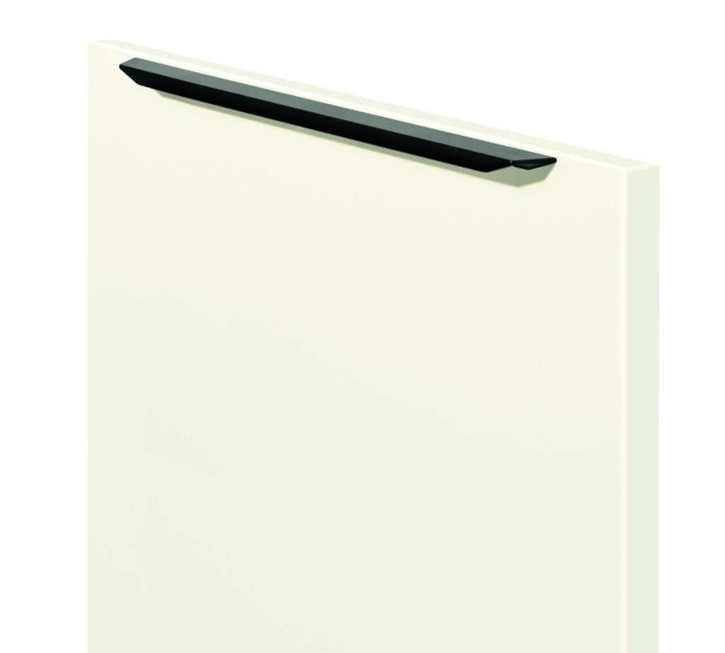 Radiator for efficient home heating with sleek white finish and black control panel.