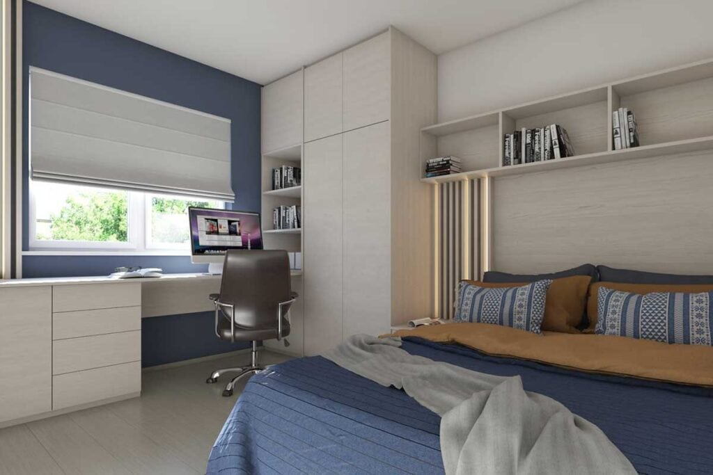 Children's bedroom furniture designed to maximize comfort and functionality.